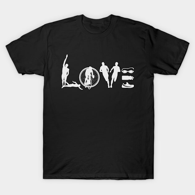 LIVE LOVE TRIATHLON T-Shirt by spirit1402